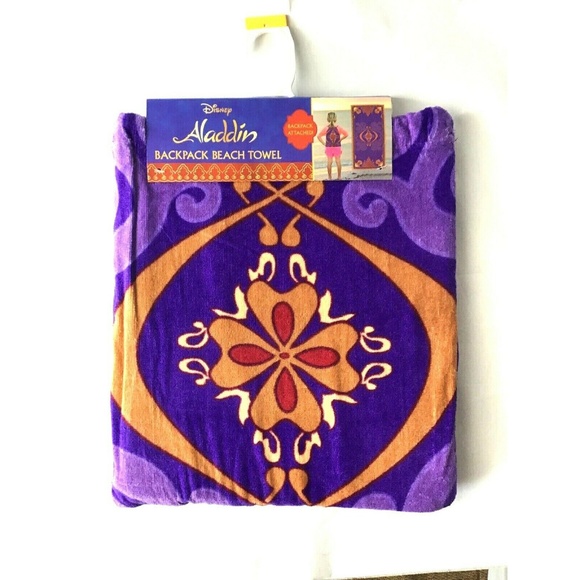 COPY - Disney Aladdin Backpack Beach Bag Towel NWT - Picture 4 of 8